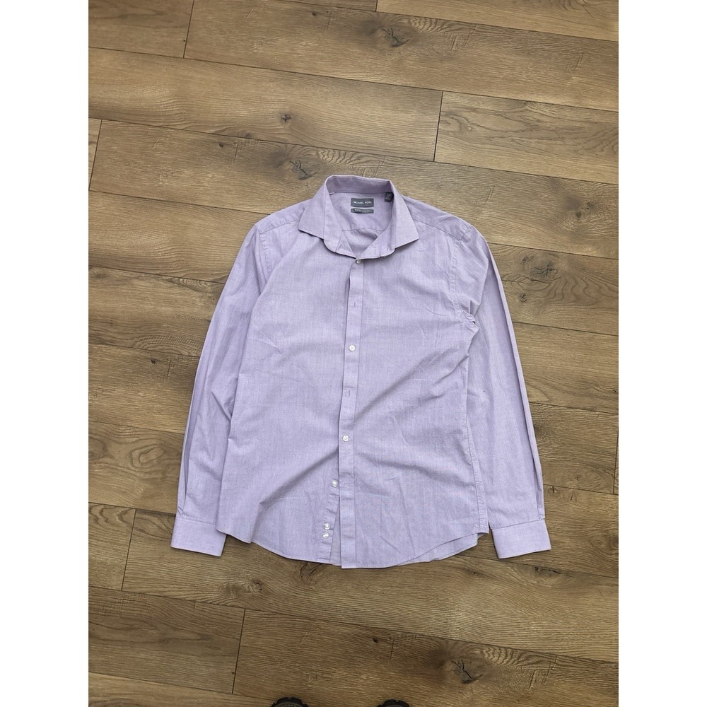 Men's Michael Kors Button Up Dress Shirt Size Medium 15-15.5 34/35